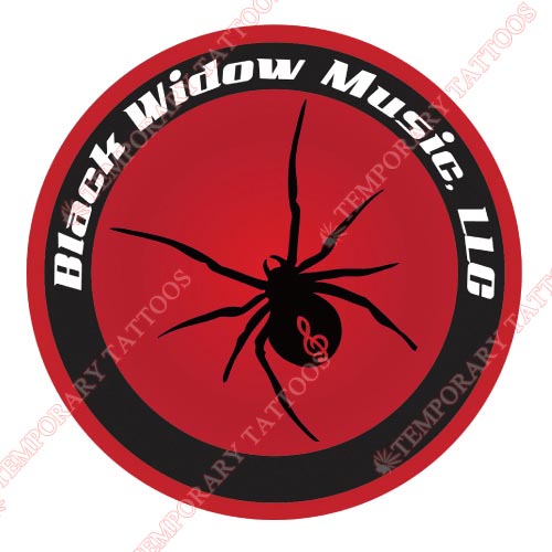Black Widow Customize Temporary Tattoos Stickers NO.452